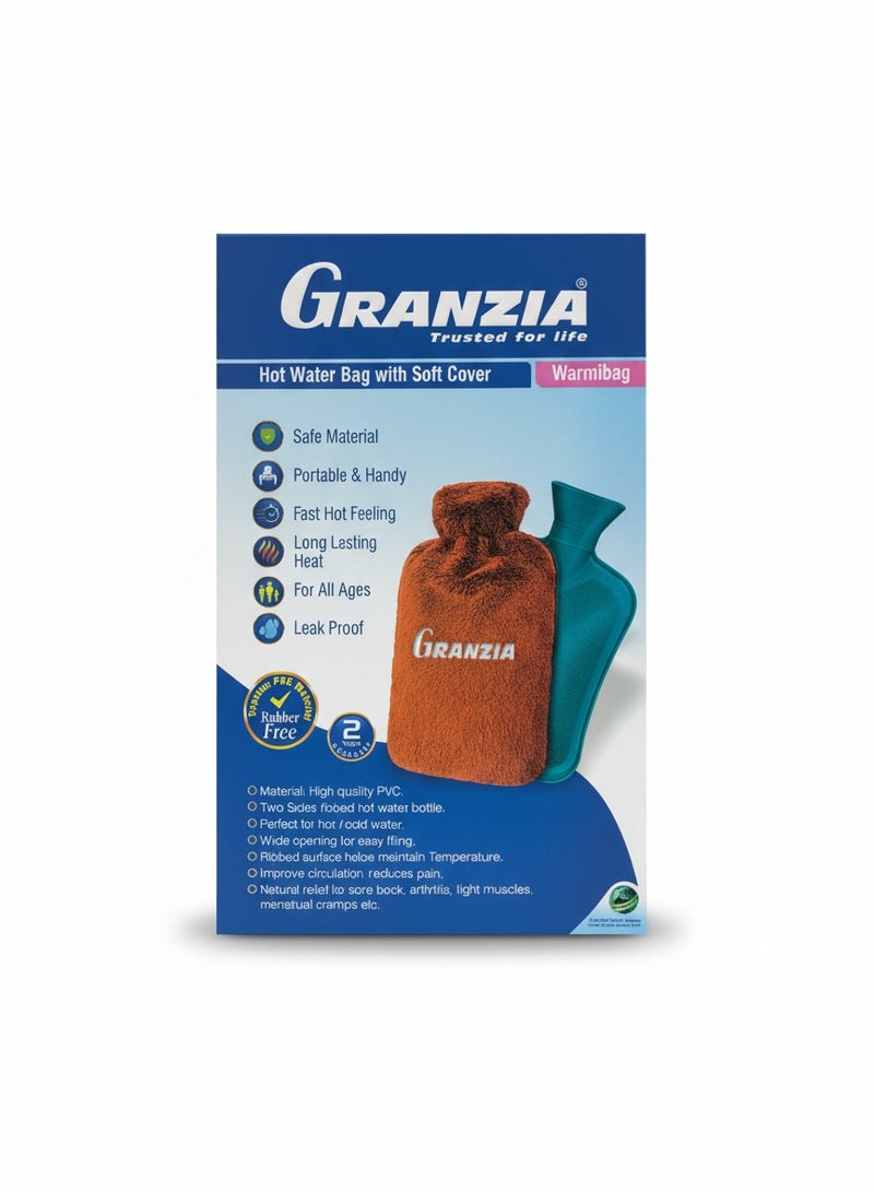  جرانزيا قربة مية سخنة جرانزيا بغطا قطيفة عملي جدًا للرجالة مثالية لتخفيف وجع الضهر والشد العضلي بعد الشغل أو التمرين - Image 2